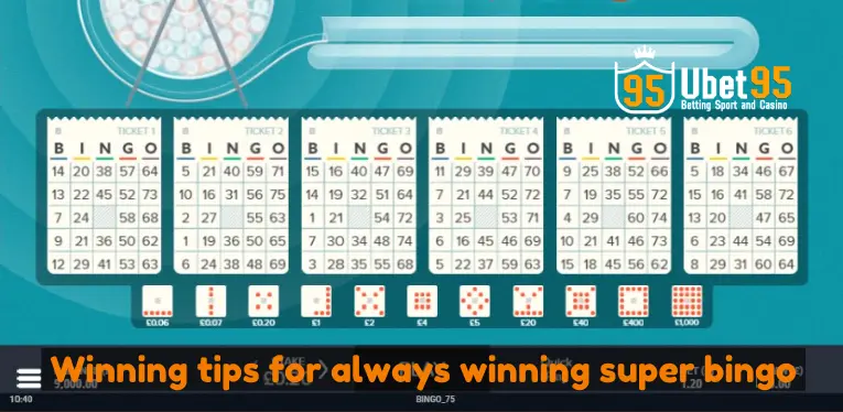 Winning tips for always winning super bingo