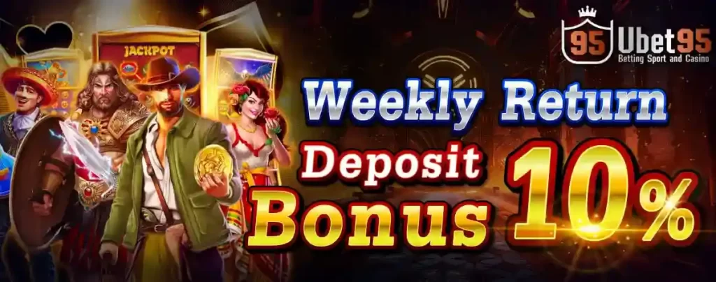 Weekly Return 10% Deposit Bonus – Boost Your Game with Extra Cash!